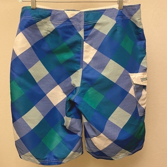 UFC Board Shorts 36  MMA Swim Retro Ultimate Fighting Championship Mens Plaid - Picture 3 of 7